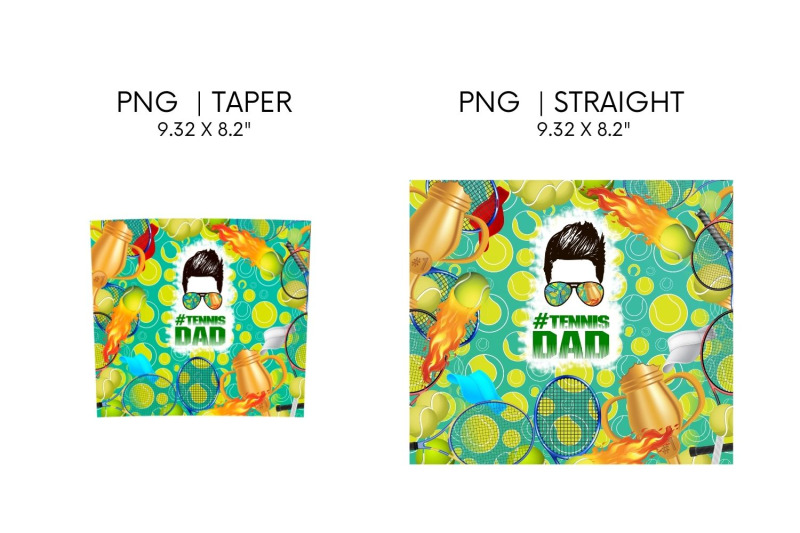 tennis-dad-tumbler-sublimation