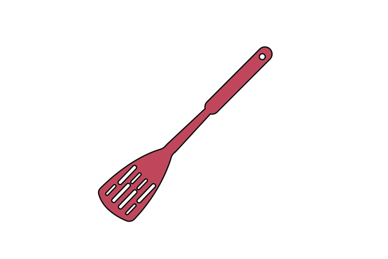 kitchen-spatula-fill-line-icon