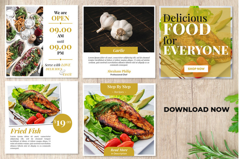 social-media-food-post-template-psd