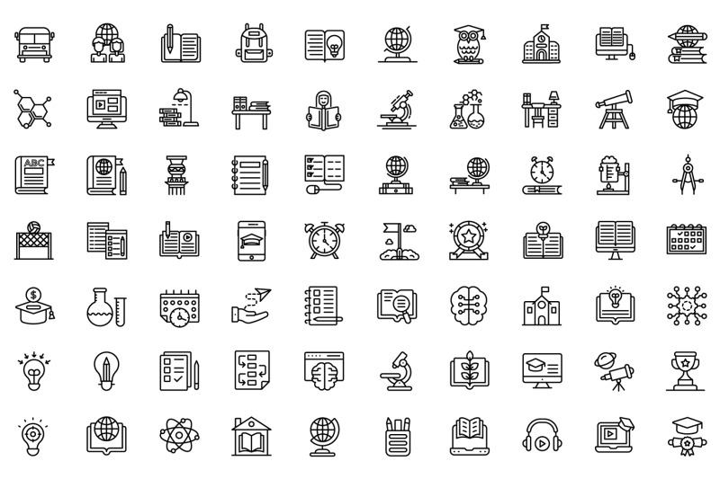 190-set-editable-education-icons