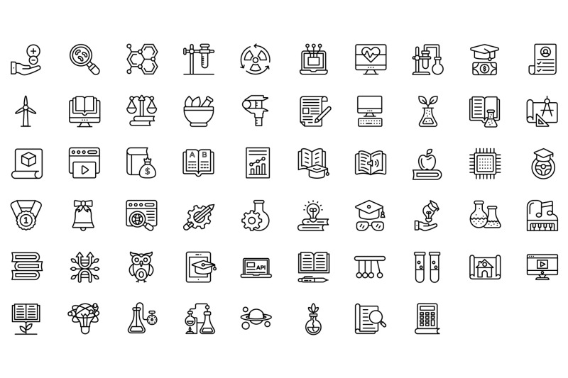 190-set-editable-education-icons