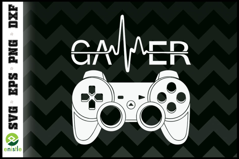 gamer-heartbeat-game-controller