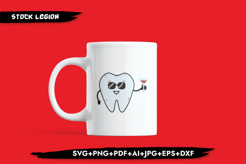 tooth-having-a-drink-svg