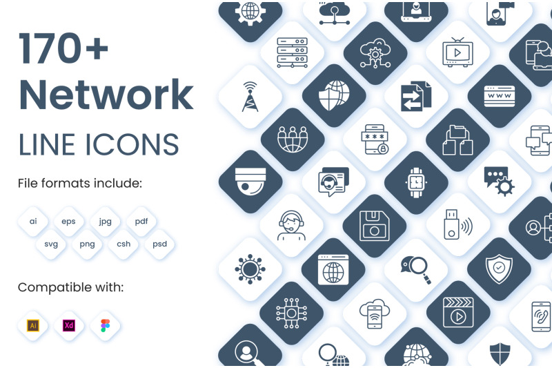 170-collection-of-networking-icons