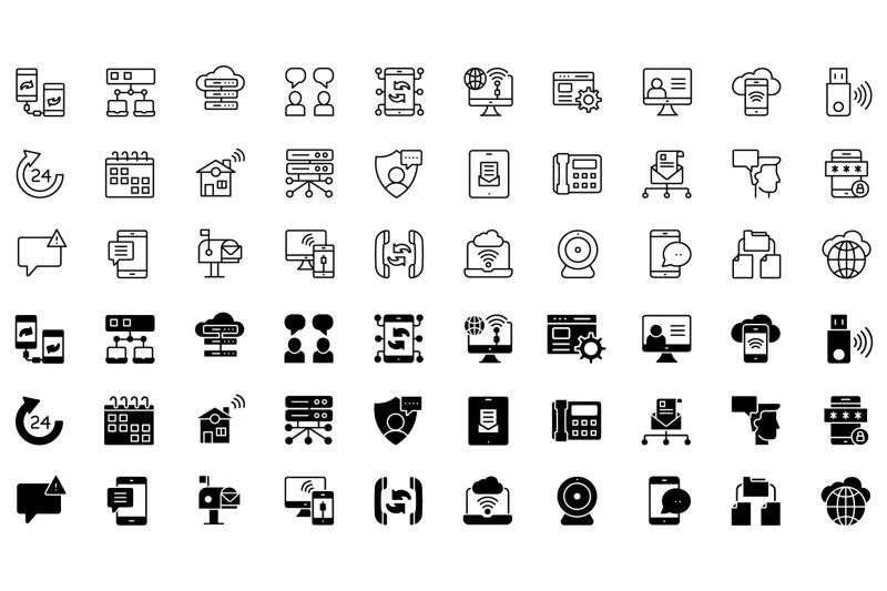 170-collection-of-networking-icons