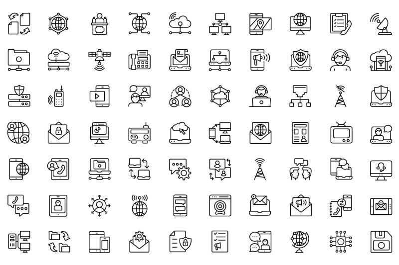 170-collection-of-networking-icons