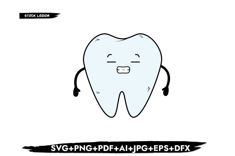 tooth-not-amused-svg