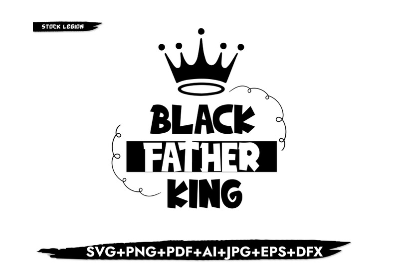 black-father-king-svg