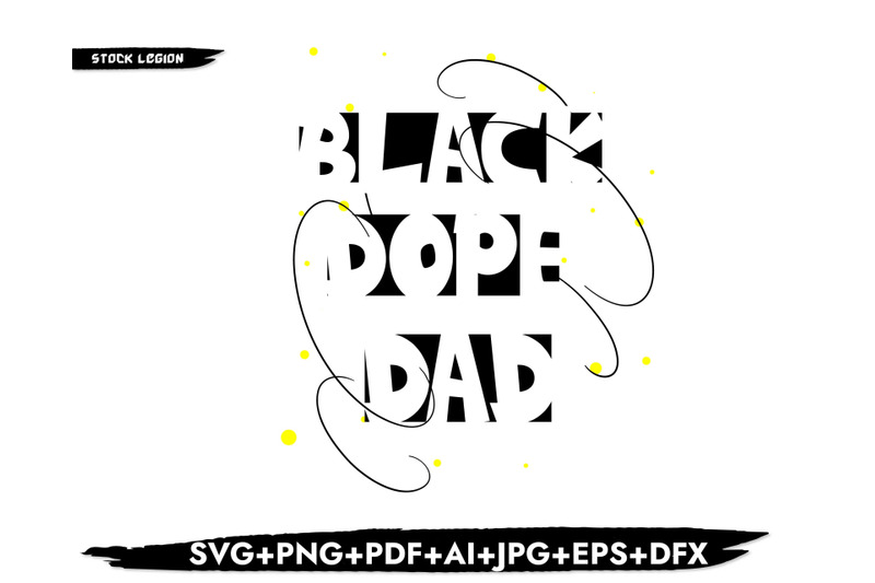 black-dope-dad-svg