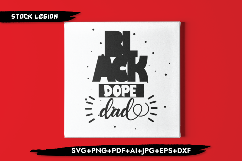 black-dope-dad-svg