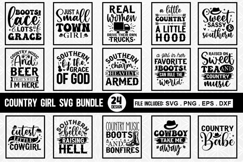 country-girl-svg-bundle