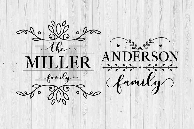 family-monogram-svg-bundle