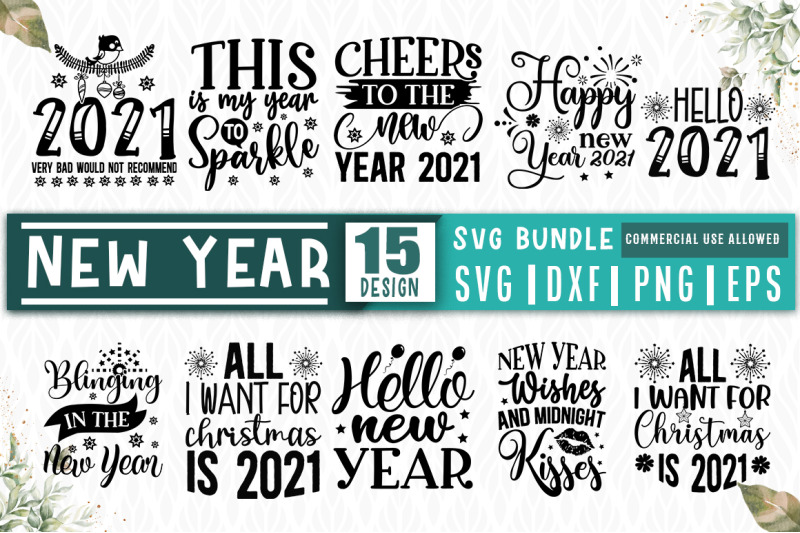 new-year-svg-bundle