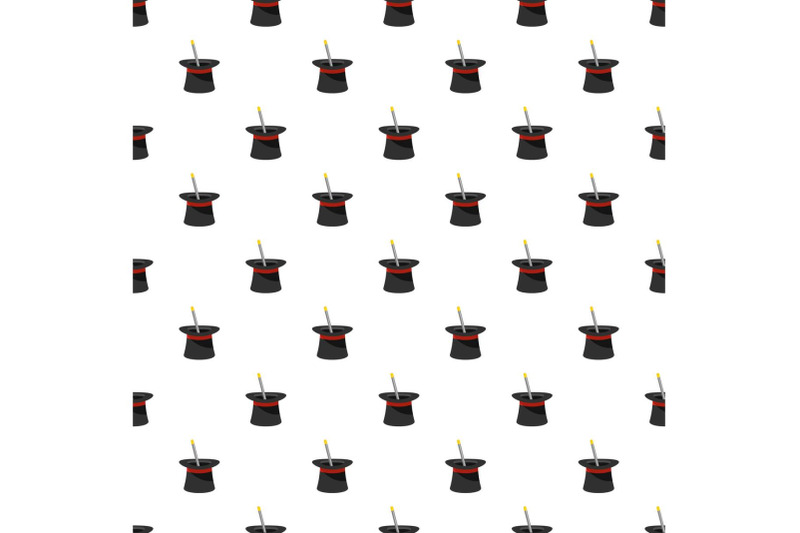 wand-in-hat-pattern-seamless
