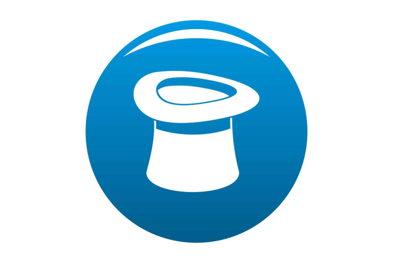 inverted-hat-icon-blue-vector
