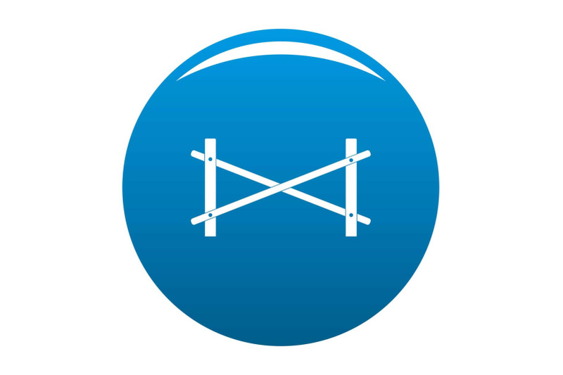 fence-of-two-rod-icon-blue-vector
