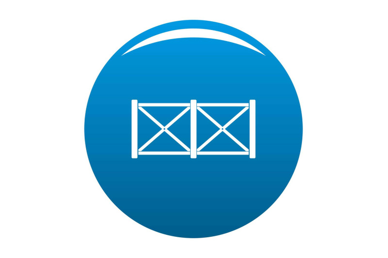 fence-in-town-icon-blue-vector