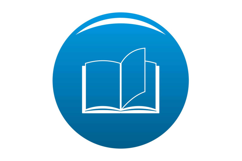 book-page-icon-blue-vector