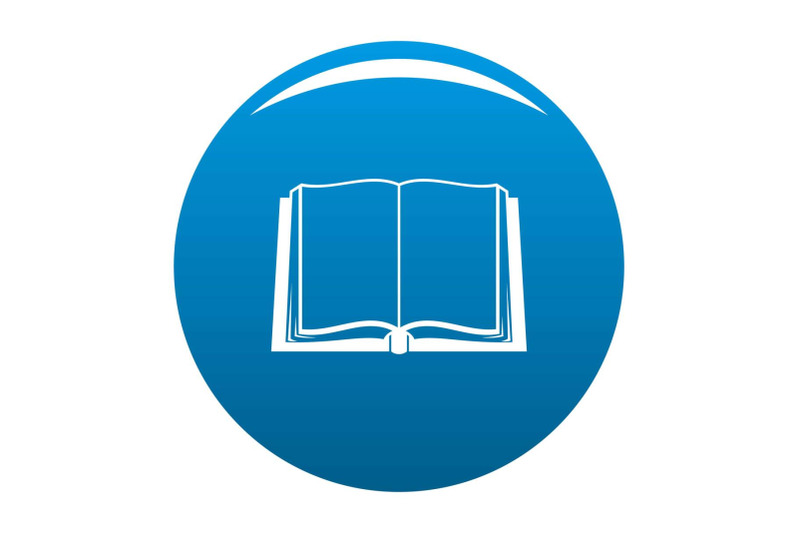 book-deployed-icon-blue-vector