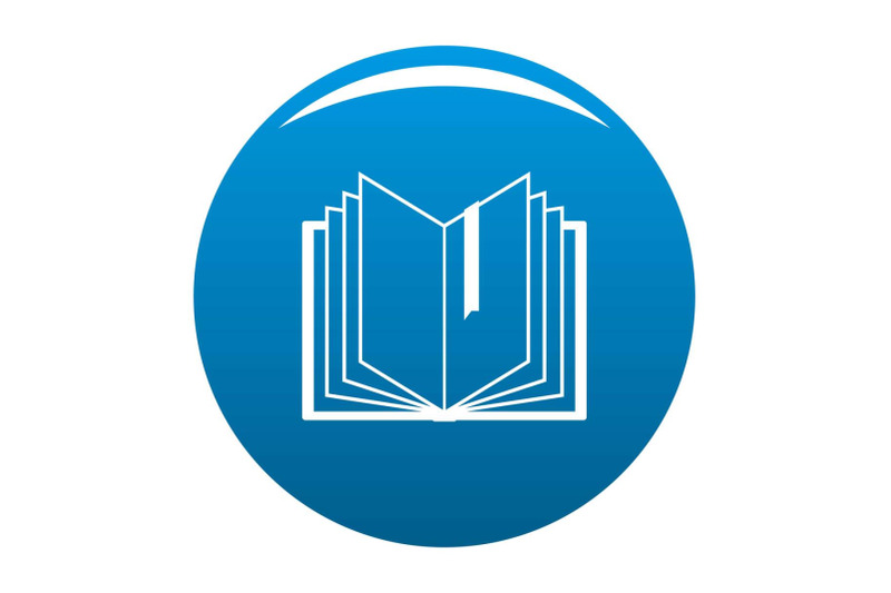 book-bookmark-icon-blue-vector