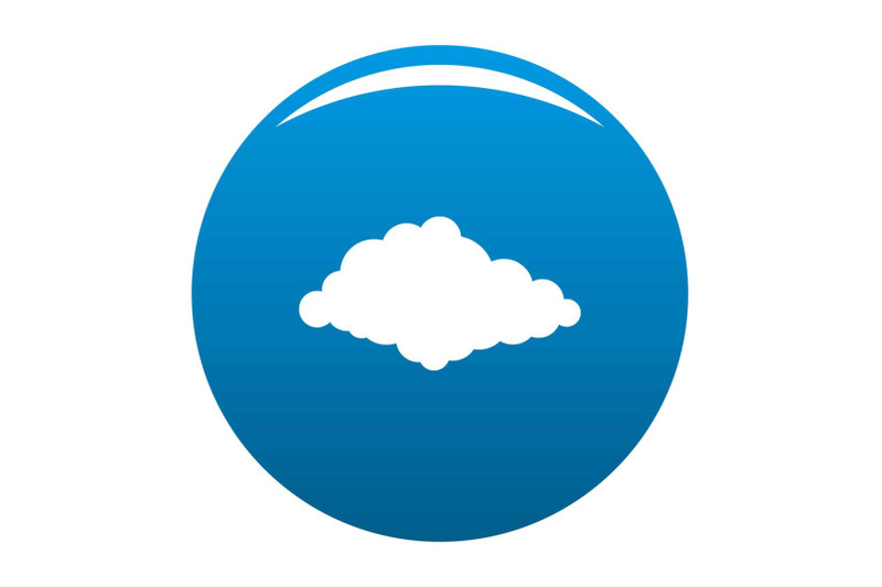 cloudiness-icon-blue-vector