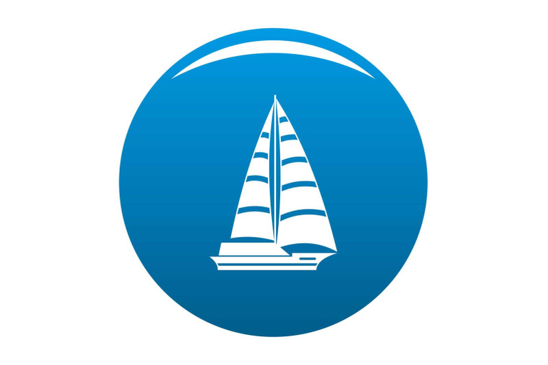 yacht-modern-icon-blue-vector