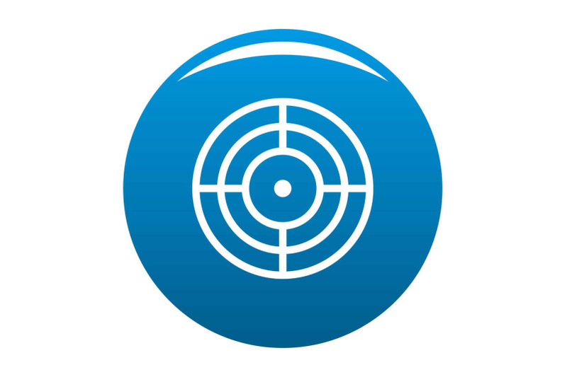 objective-of-target-icon-blue-vector