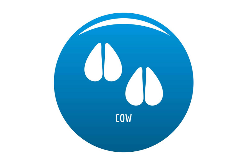 cow-step-icon-blue-vector