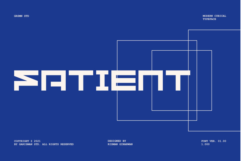 gr-fatient-modern-typeface