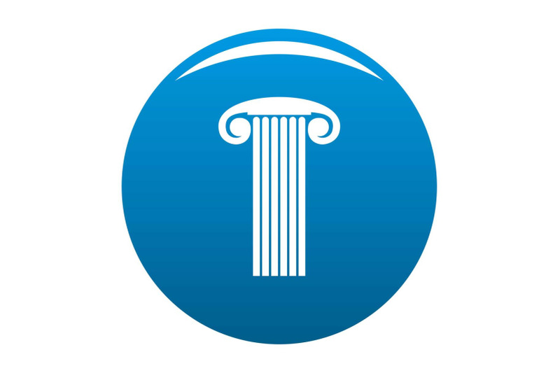 marble-column-icon-blue-vector