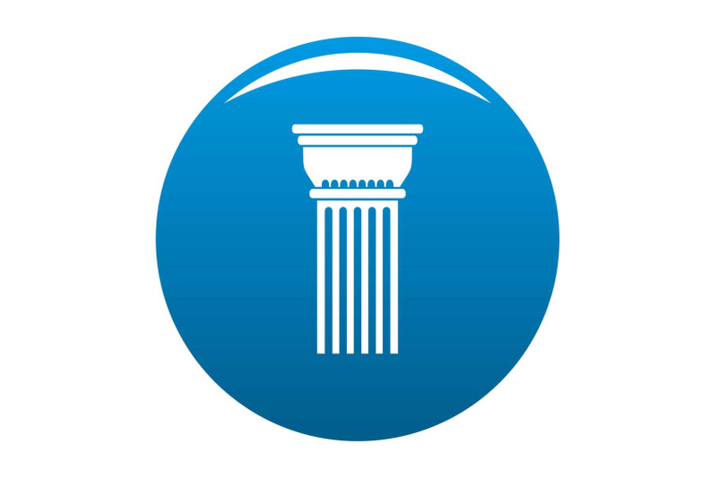 building-column-icon-blue-vector