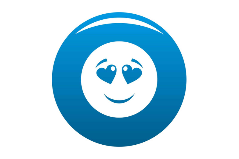love-smile-icon-blue-vector