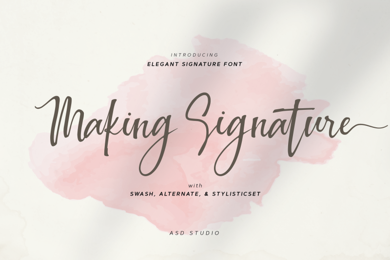 making-signature