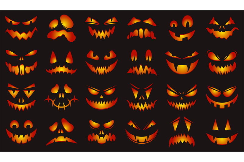 spooky-halloween-faces-happy-halloween-glowing-pumpkins-scary-faces-i