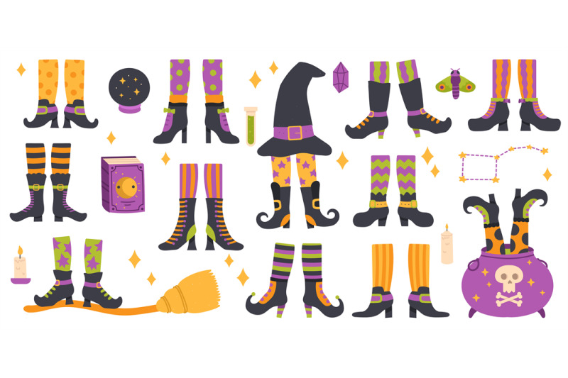 halloween-witch-legs-funny-witch-legs-in-striped-socks-and-boots-wit