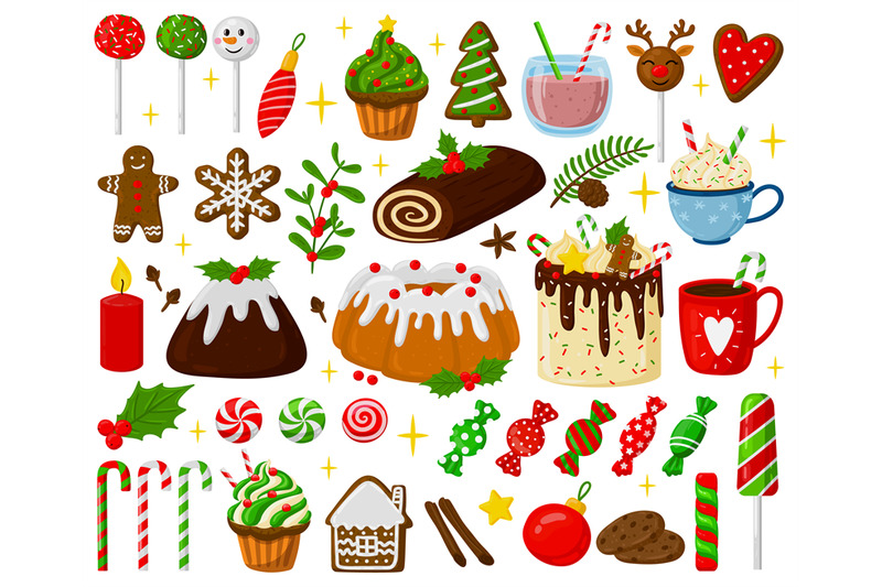 christmas-holiday-sweets-xmas-gingerbread-cookies-lollipops-pastry