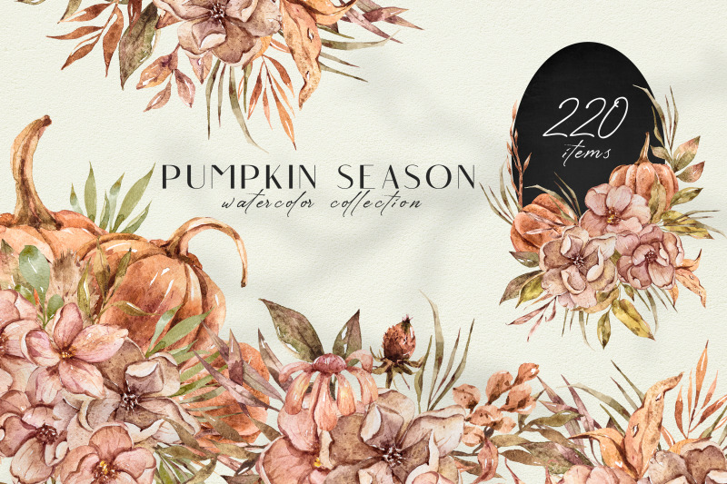 sale-watercolor-pumpkin-season-set