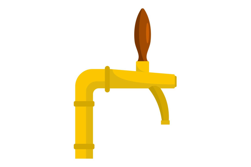 tap-with-handle-icon-flat-style