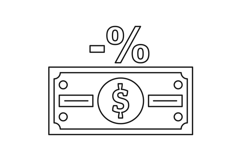 pay-tax-icon-outline-style