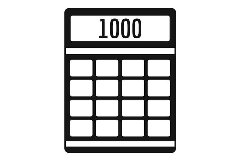tax-calculator-icon-simple-style