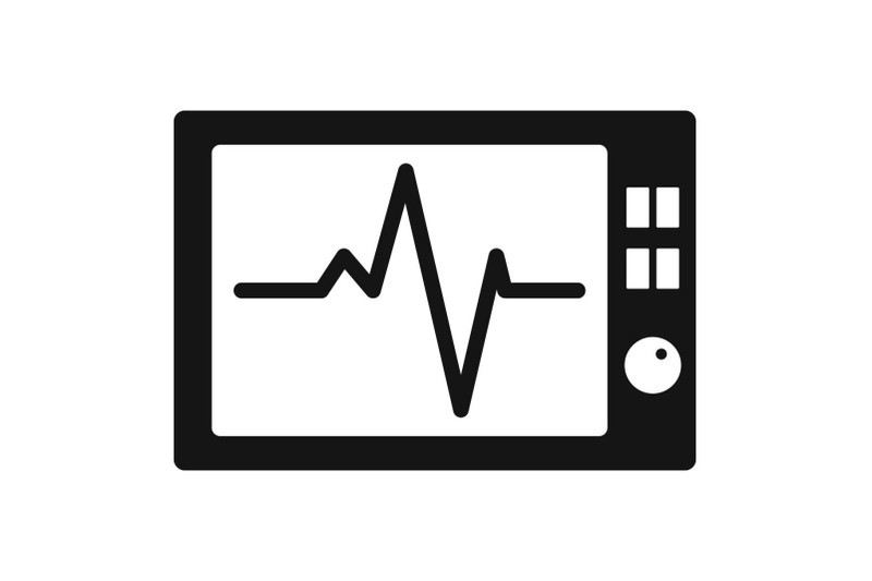 ekg-icon-simple-style