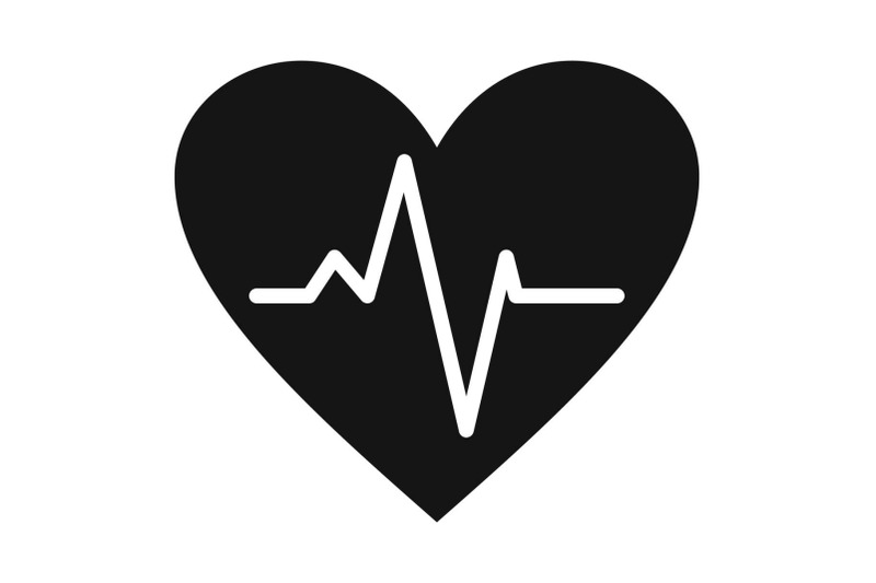 healthy-heart-icon-simple-style