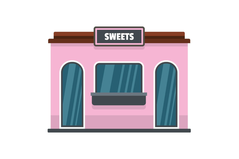 sweet-shop-icon-flat-style