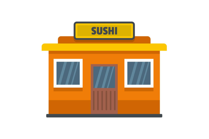 sushi-shop-icon-flat-style