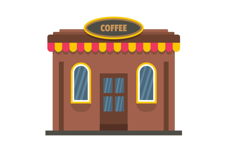 coffee-shop-icon-flat-style