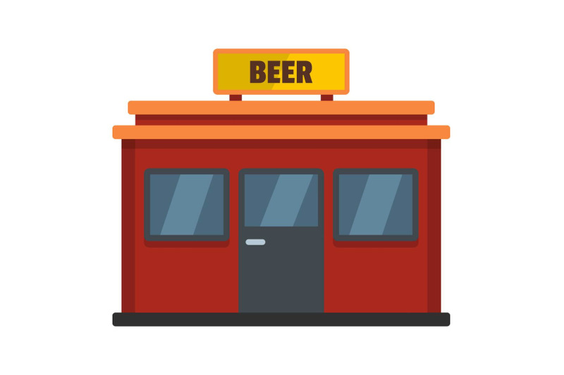 beer-shop-icon-flat-style