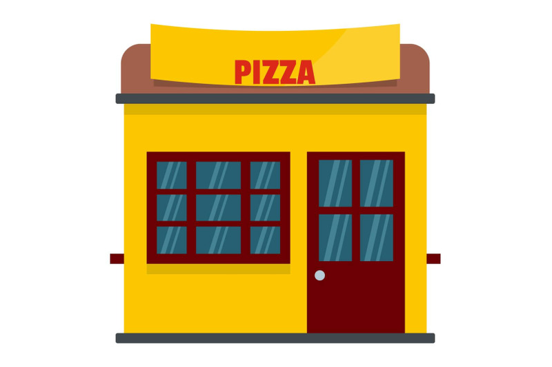 pizza-shop-icon-flat-style