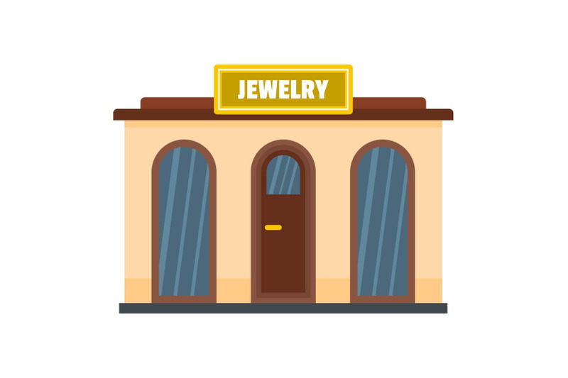 jewelry-shop-icon-flat-style