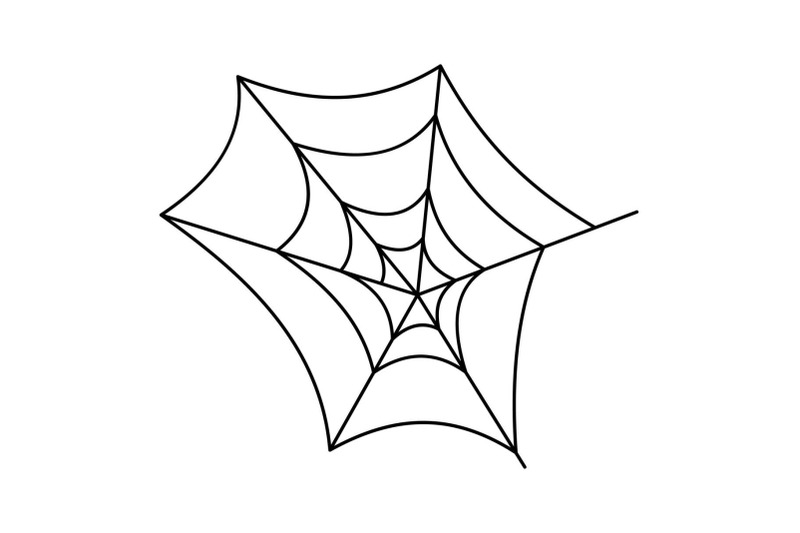 spiderweb-icon-outline-style