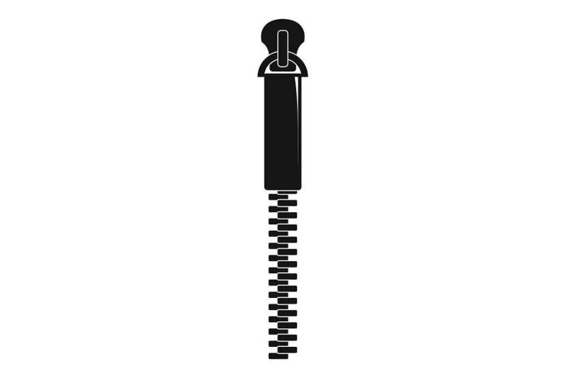 thin-zip-icon-simple-style
